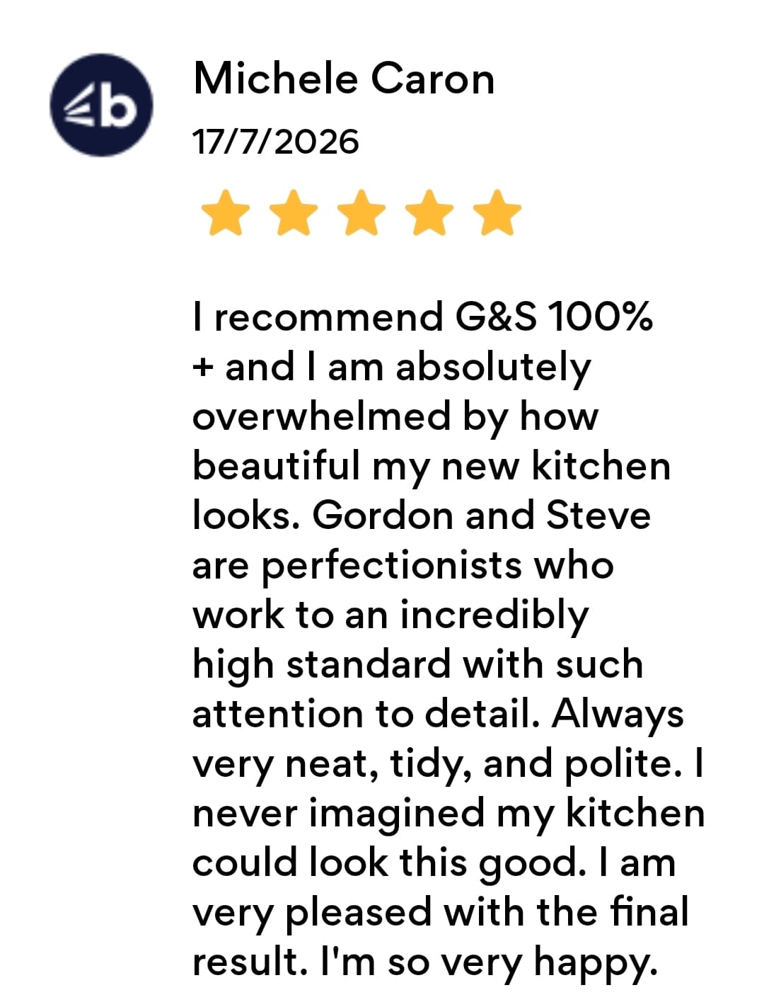 Customer review